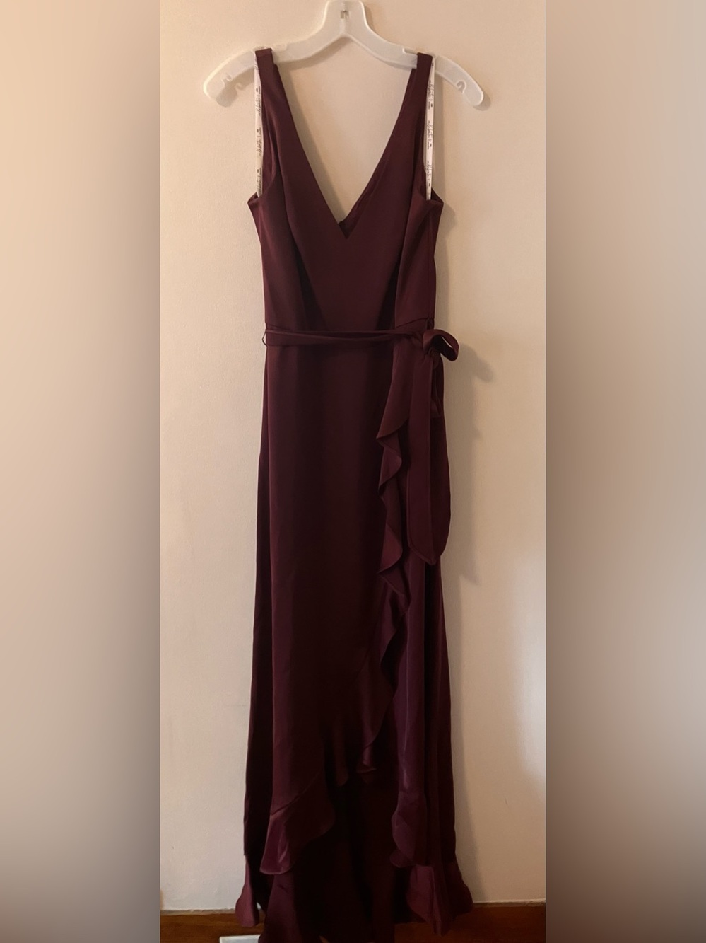 DB Studio Burgundy Maxi Dress Size 10 new with tags